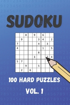 Paperback SUDOKU 100 Hard Puzzles: One puzzle per page Book