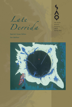 Paperback Late Derrida: Volume 106 Book