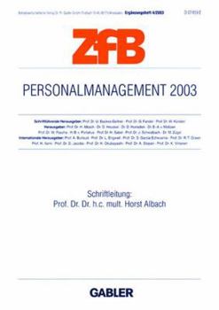Paperback Personalmanagement 2003 [German] Book