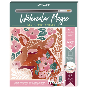 Art Maker Watercolor Magic Majestic Animals