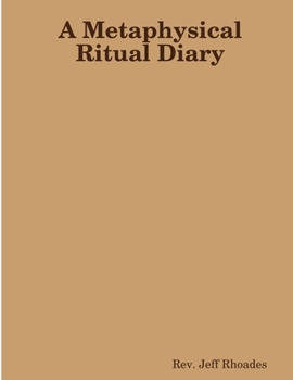 Paperback A Metaphysical Ritual Diary Book