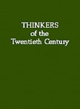 Hardcover Thinkers of the 20th Century Book