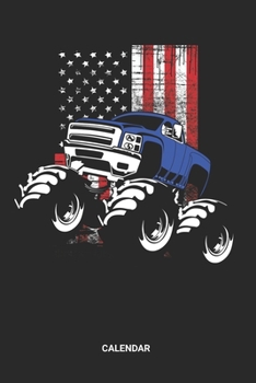 Calendar: Monster Trucks US American Flag Themed Weekly and Monthly Calendar Planner (6x9 inches) ideal as a Monster Trucks Fan Calendar Journal. ... all Monster Truck Shows Lover and Patriots.