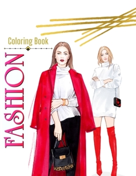 Paperback Fashion Coloring Book: fashion design Book