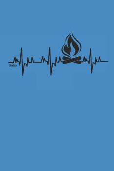 Bonfire: Camping Outdoor Notebook Camper dotted Notizbuch Planer 6x9 Punkteraster dot grid