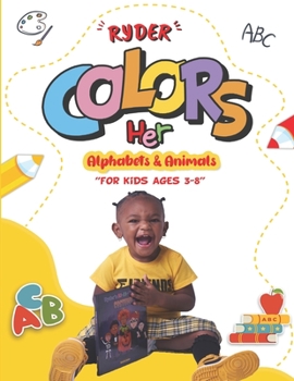 Paperback Ryder Colors her Alphabets and Animals Book