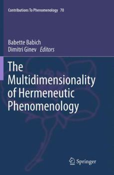 Paperback The Multidimensionality of Hermeneutic Phenomenology Book