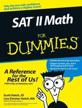 Paperback SAT II Math for Dummies Book