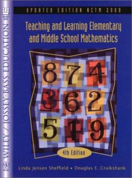 Paperback Teaching and Learning Elementary and Middle School Mathematics Book