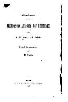 Paperback Abhandlungen über die algebraische Auflösung der Gleichungen [German] Book