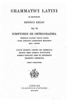 Paperback Grammatici Latini ex Recensione Henrici Keilii [Latin] Book