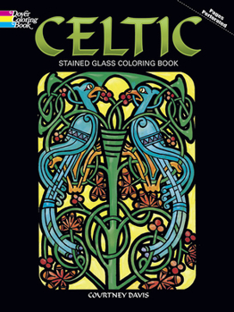 Paperback Celtic Stained Glass Coloring Book