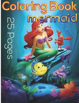 Paperback Mermaid - Coloring Book: Relaxing Coloring Pages - 25 Paper - Amazing Patterns Book