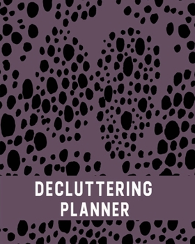 Paperback Spring Cleaning Calendar: Spring Cleaning& Decluttering - 12-Month Cleaning Organizer - Plum Dots Book