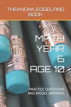 Paperback Math Year 6 Age 10: Practice Questions and Model Answers Book