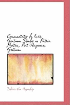 Hardcover Commentatio de Iuris Gentium Studio in Patria Nostra, Post Hugonem Grotium Book