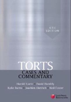 Paperback Torts: Cases and Commentary Book