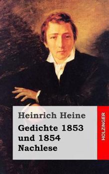 Paperback Gedichte 1853 und 1854 / Nachlese [German] Book