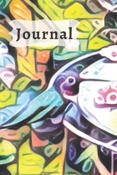 Cute Teal Blue & Purple Modern  Hummingbird at Feeder Pretty Diary Journal for Daily Thoughts: Gratitude Gift Notebook for Inspiration & Brainstorming ... (Wildlife Animals & Bird Lovers Blank Books)