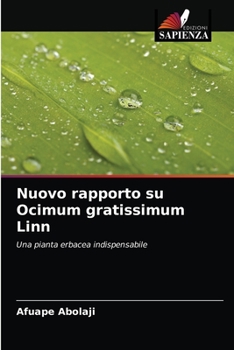 Paperback Nuovo rapporto su Ocimum gratissimum Linn [Italian] Book