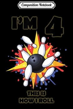 Composition Notebook: Kids 13th Birthday - This Bowling King Is 13 Years Old Journal/Notebook Blank Lined Ruled 6x9 100 Pages