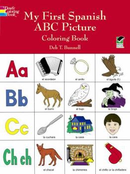 Paperback My First Spanish ABC Picture Coloring Book