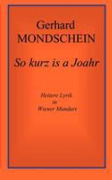 Paperback So kurz is a Joahr [German] Book