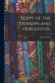 Paperback Egypt of the Hebrews and Herodotos, Book
