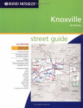 Spiral-bound Rand McNally Street Guide Knoxville & Vicinity Book