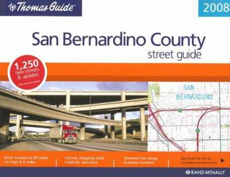 Spiral-bound The Thomas Guide San Bernardino County Street Guide Book