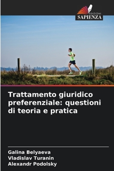 Paperback Trattamento giuridico preferenziale: questioni di teoria e pratica [Italian] Book