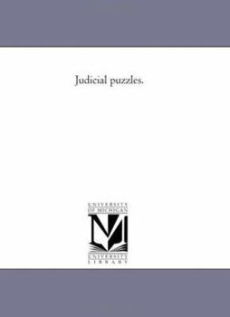 Paperback Judicial Puzzles. Book