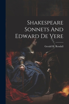 Paperback Shakespeare Sonnets And Edward De Vere Book