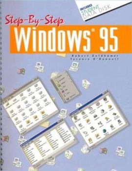 Hardcover Step by Step Windows 95 Book