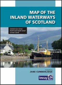 Map Map of the Inland Waterways of Scotland Book