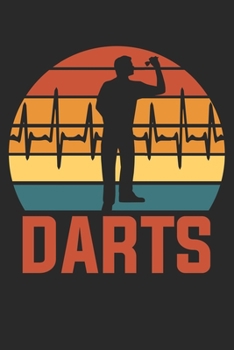 Darts: Notebook/Colouring book/Organizer/DiaryBlank pages/6x9 inch