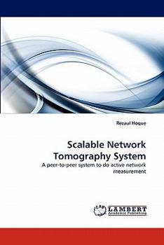 Paperback Scalable Network Tomography System Book