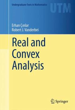Hardcover Real and Convex Analysis Book