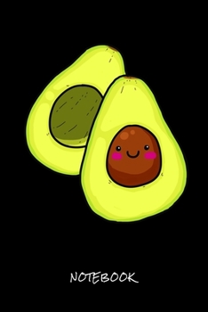 Notebook: Avocado love - Journal for writing I Composition Book I Blank paper with integrated page numbers l Narrow Ruled I Diary  I 120 Pages I "6x9" I A5 I Soft Cover