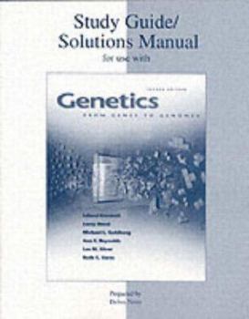 Paperback Solutions Manual/Study Guide to Accompany Genetics: From Genes to Genomes Book