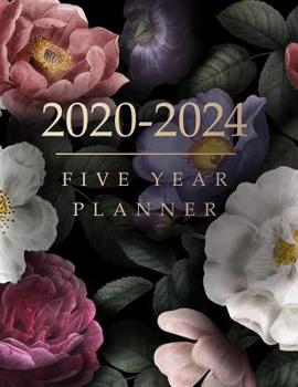 2020-2024 Five Year Planner: Monthly Logbook and Journal, 60 Months Calendar