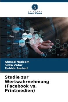 Paperback Studie zur Wertwahrnehmung (Facebook vs. Printmedien) [German] Book
