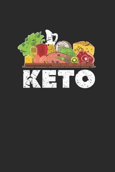 Paperback Keto: Dotted Bullet Notebook (6" x 9" - 120 pages) Ketogenic Diet Themed Notebook for Daily Journal, Diary, Gift Book