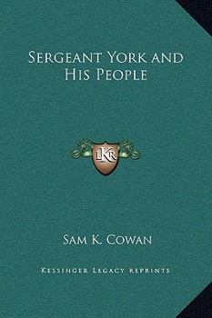 Hardcover Sergeant York and His People Book