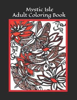 Paperback Mystic Isle Adult Coloring Book