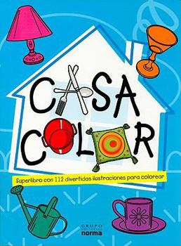 Paperback Casa Color: Superlibro Con 112 Divertidas Ilustraciones Para Colorear (Cococolor) (Spanish Edition) [Spanish] Book