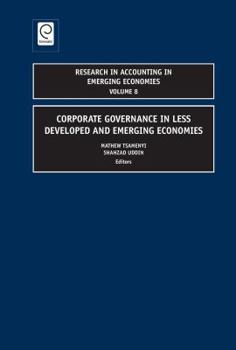 Hardcover Corporate Governance in Less Developed and Emerging Economies Book