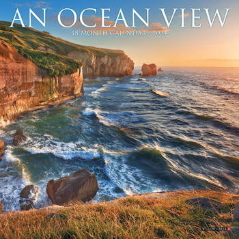 Calendar Ocean View 2024 7 X 7 Mini Wall Calendar Book