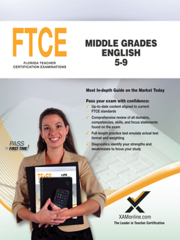 Paperback FTCE Middle Grades English 5-9 Book