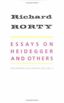 Hardcover Essays on Heidegger and Others: Volume 2: Philosophical Papers Book